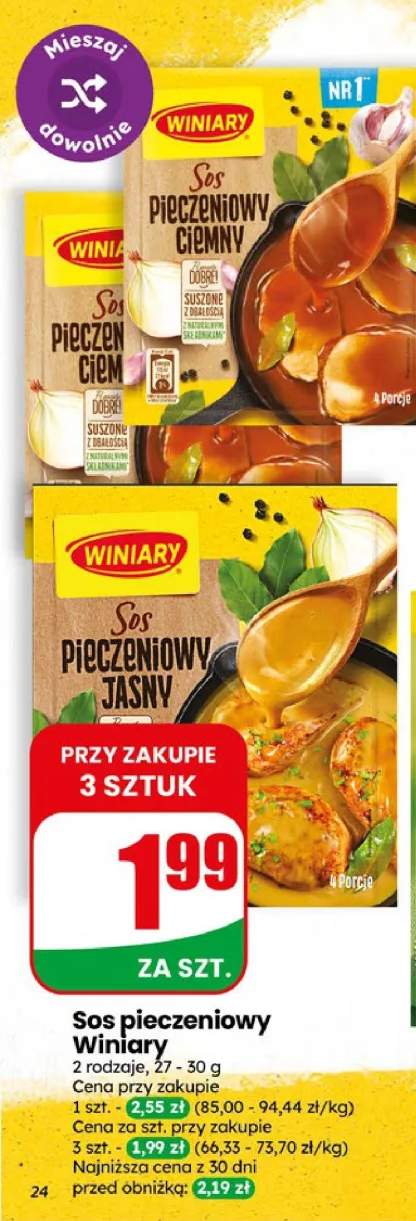 Sos pieczeniowy ciemny Winiary +1 wariant