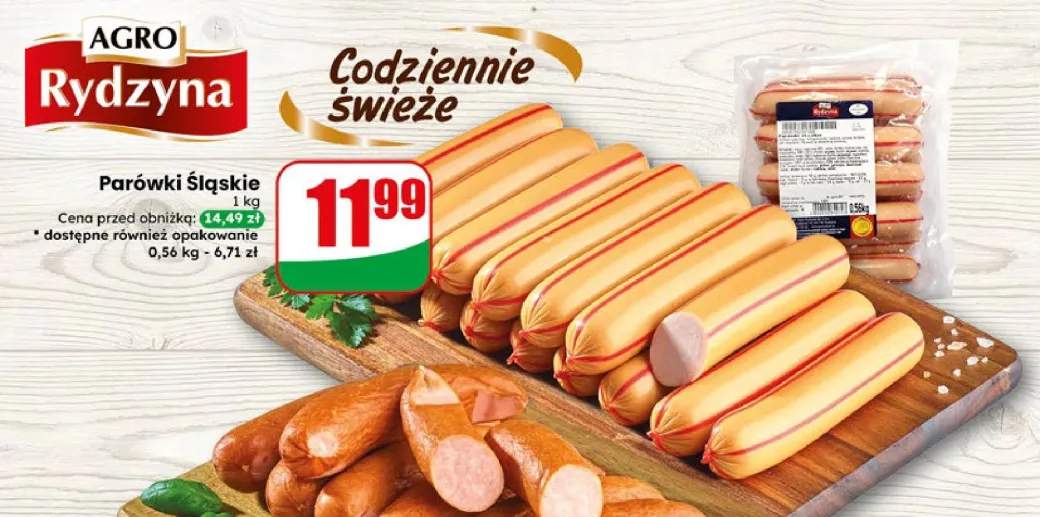 Parówki Śląskie Agro Rydzyna