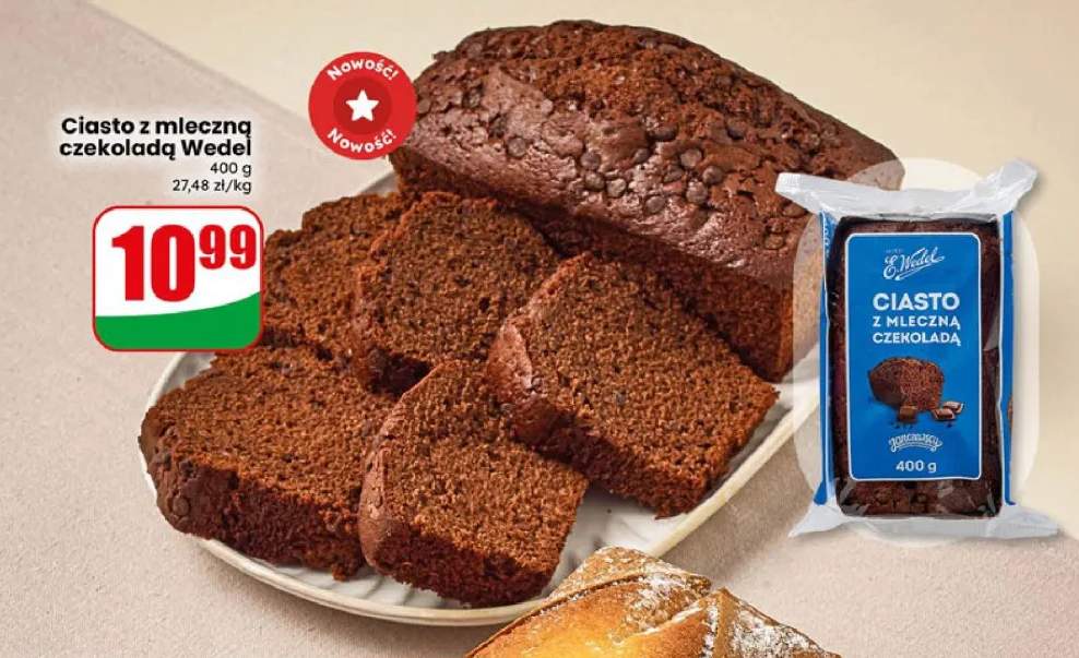 Ciasto z mleczną czekoladą E.Wedel