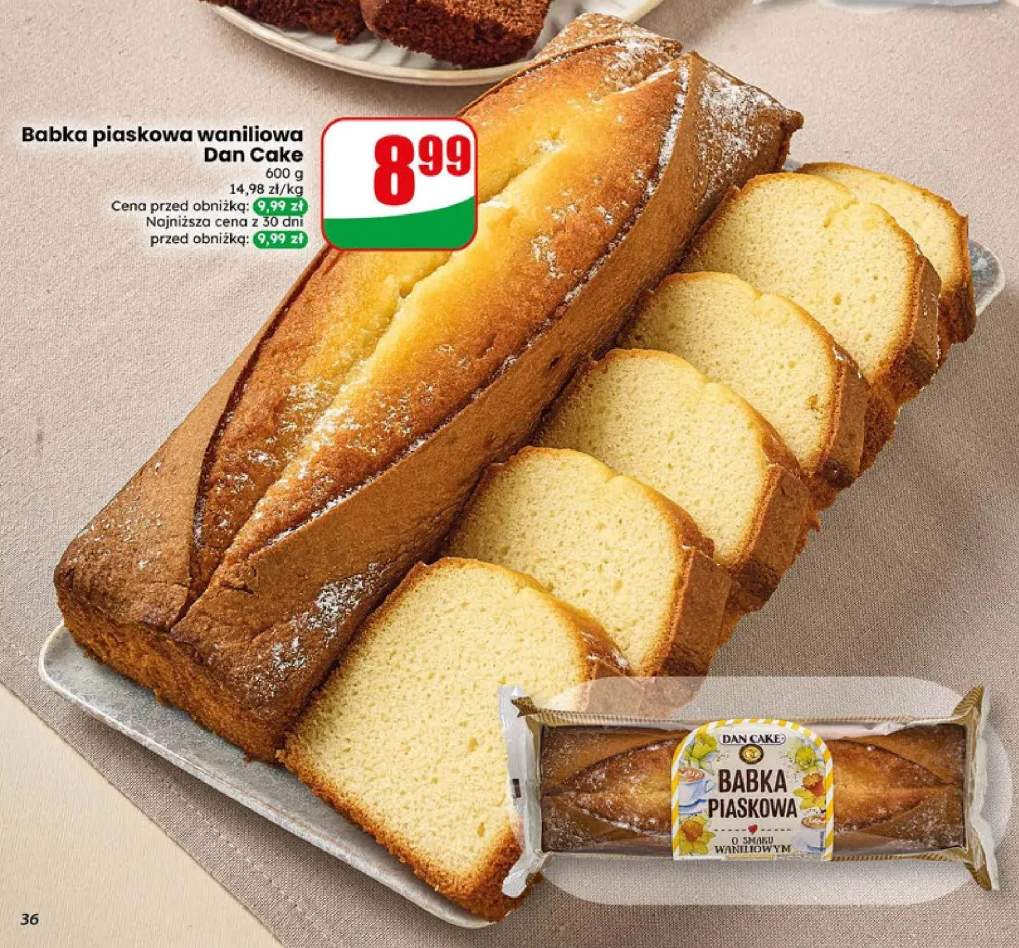 Babka piaskowa waniliowa Dan Cake