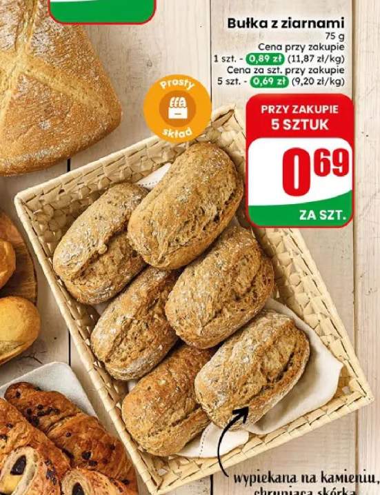 Bułka z ziarnami