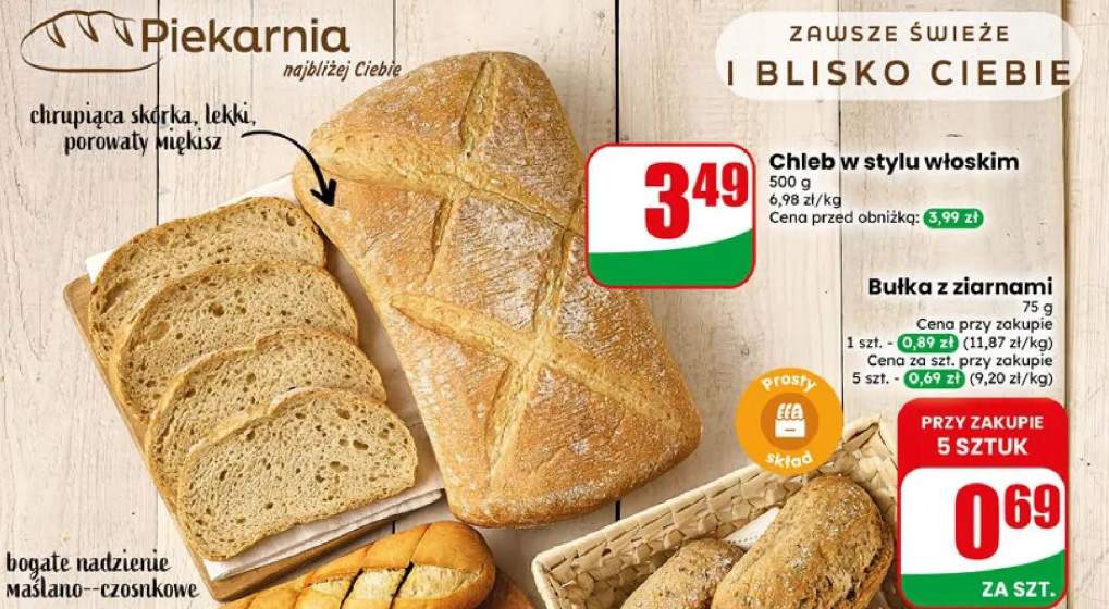 Chleb w stylu włoskim