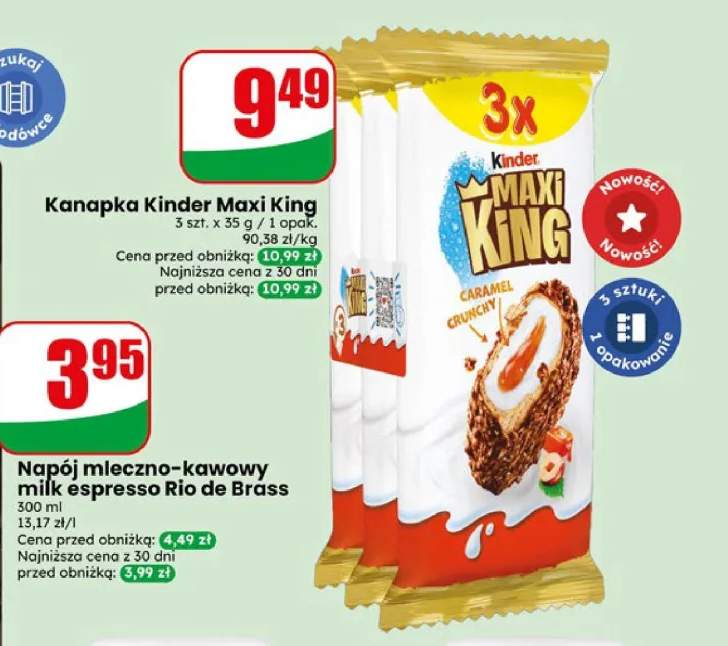 Kanapka Kinder Maxi King 3-pak