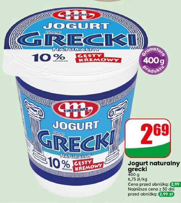 Jogurt naturalny grecki Mlekovita