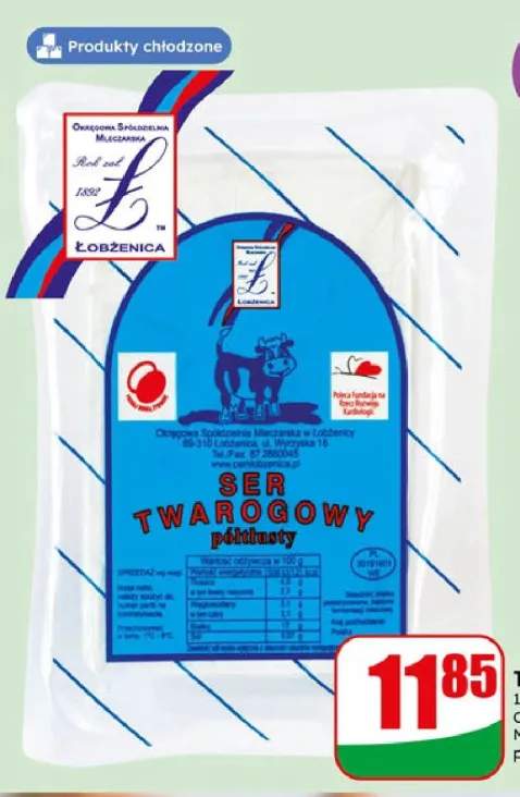 Twaróg półtłusty Łobżenica