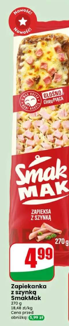 Zapiekanka z szynką SmakMak