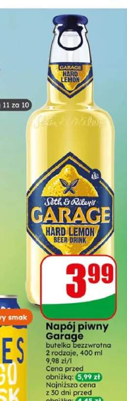 Napój piwny Garage Hard Lemon