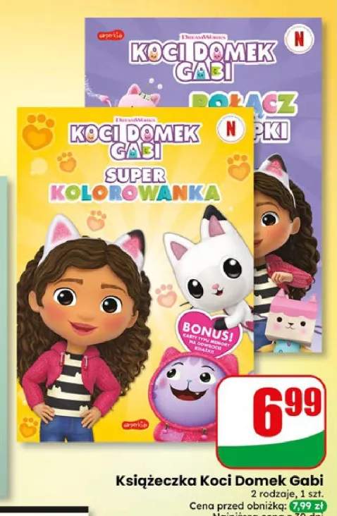 Książeczka Koci Domek Gabi Super Kolorowanka +1 wariant