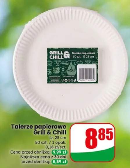 Talerze papierowe Grill & Chill