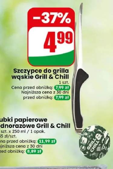 Szczypce do grilla wąskie Grill & Chill