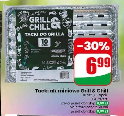 Tacki aluminiowe Grill & Chill