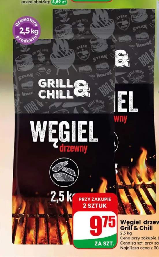 Węgiel drzewny Grill & Chill