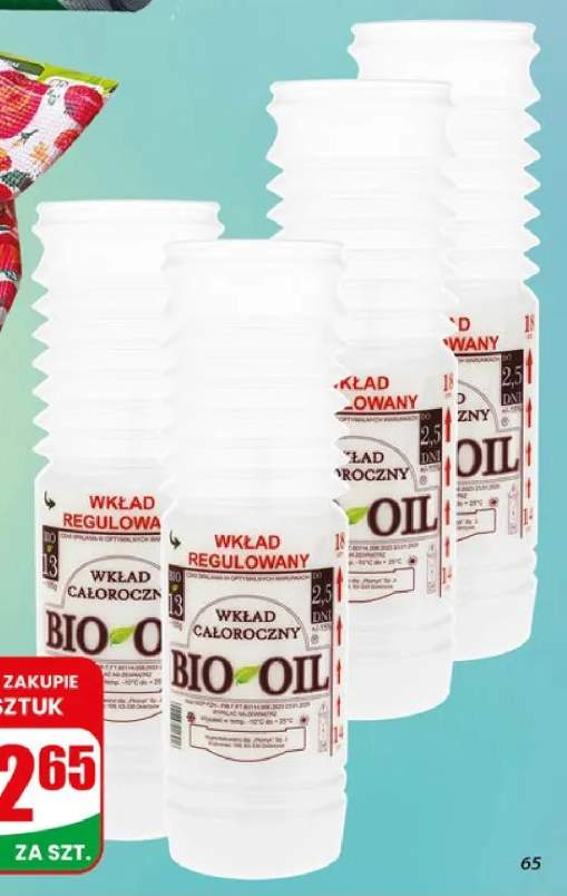 Wkład olejowy regulowany Bio13 Płomyk