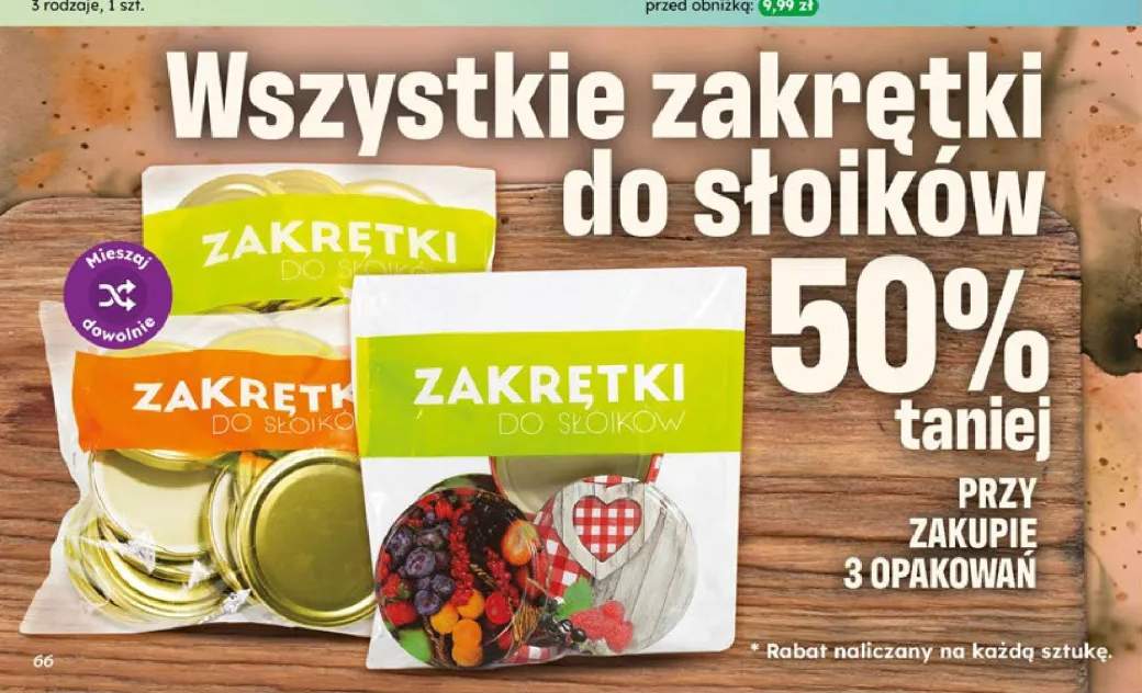 Zakrętki do słoików +2 warianty
