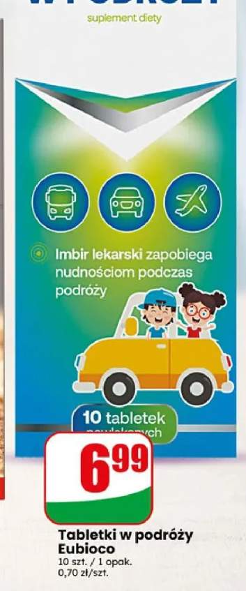 Suplement diety Imbir lekarski w tabletkach Eubioco
