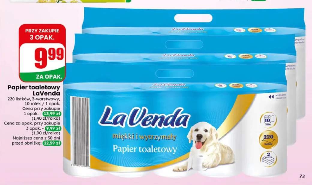 Papier toaletowy LaVenda 10-pak