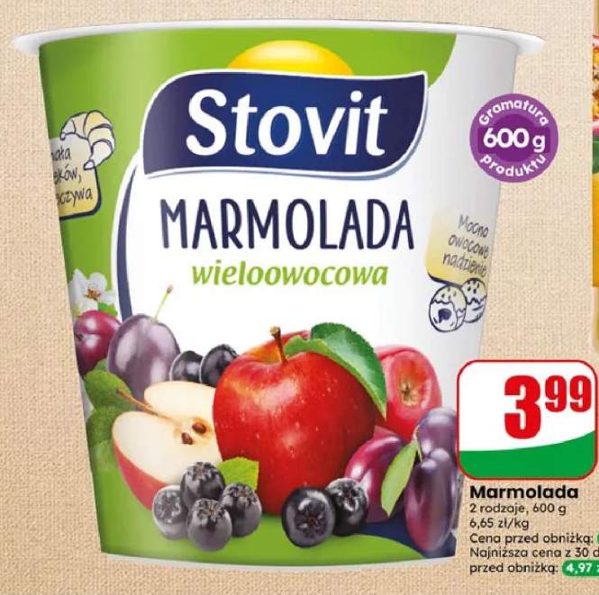 Marmolada wieloowocowa Stovit