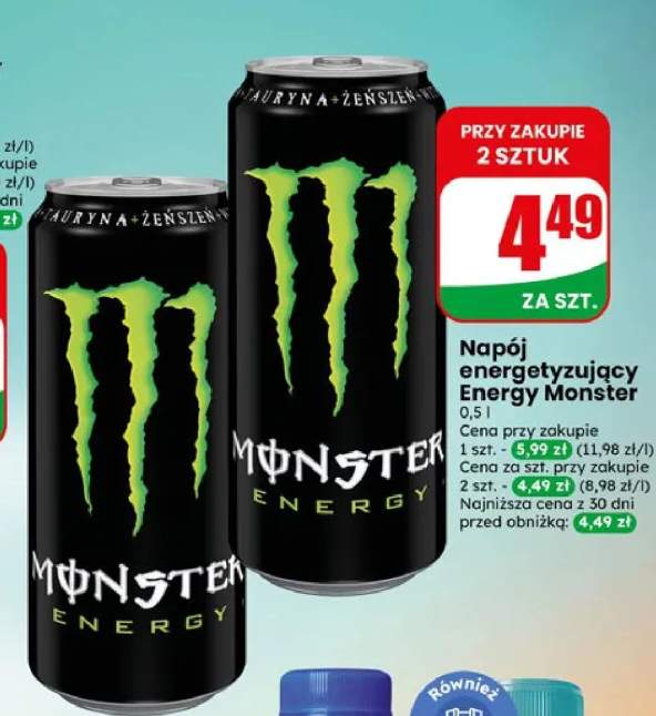 Napój energetyzujący Monster Energy