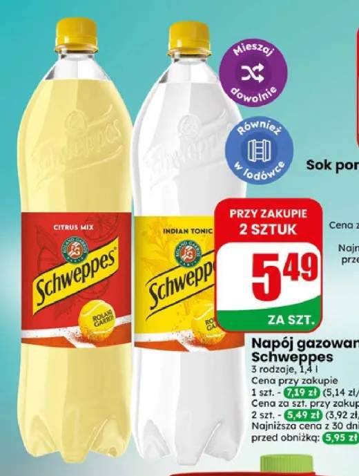 Napój gazowany Schweppes Citrus Mix +1 wariant