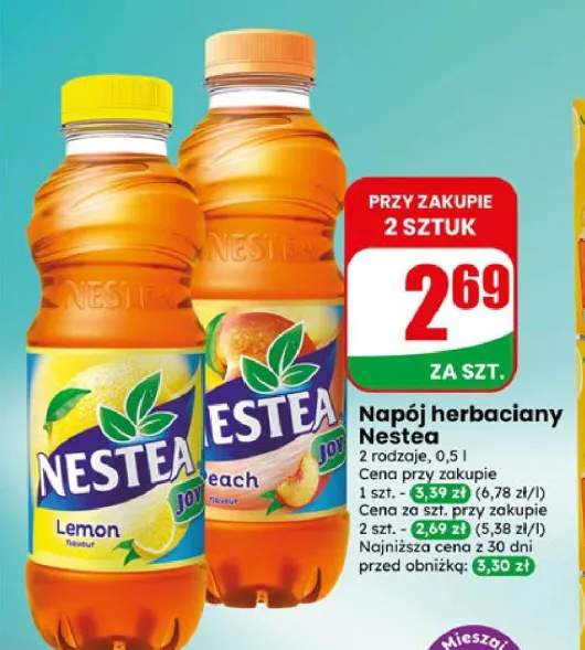 Napój herbaciany Nestea cytrynowy +1 wariant