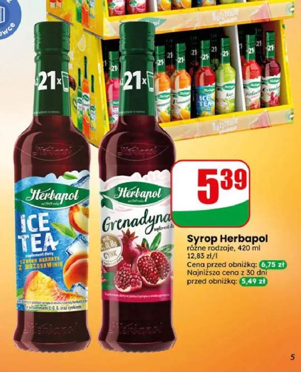 Syrop Herbapol Ice Tea +1 wariant