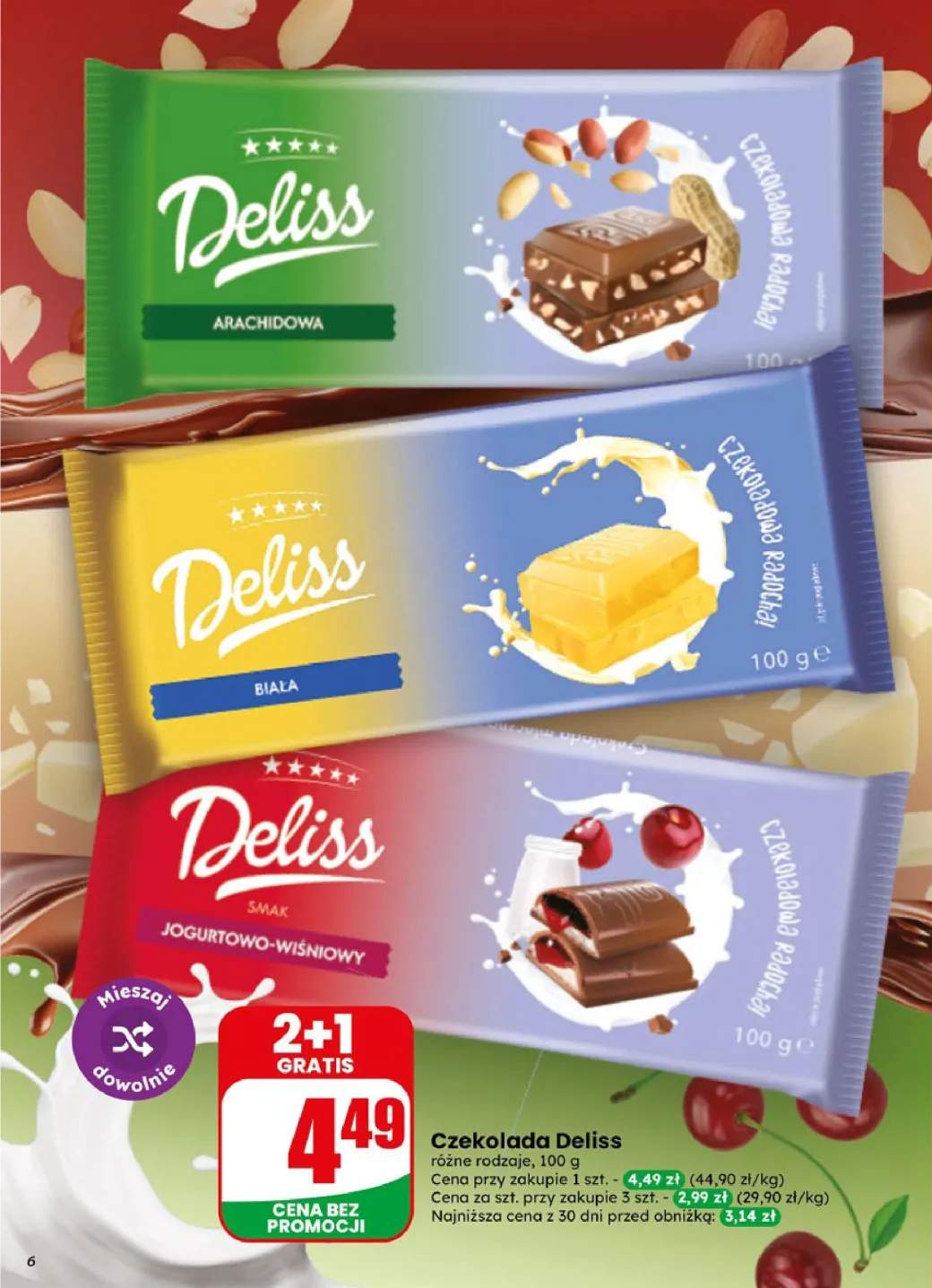 Czekolada arachidowa Deliss