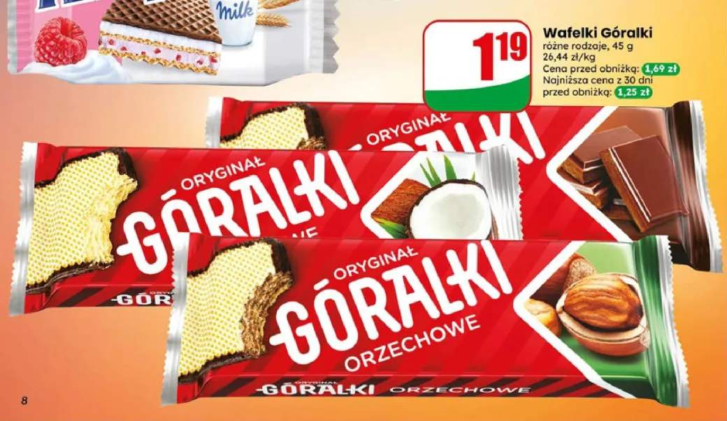 Wafelki Góralki Kokosowe +1 wariant