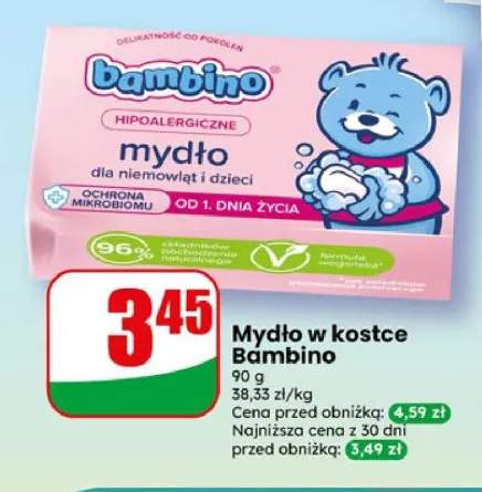 Mydło w kostce Bambino
