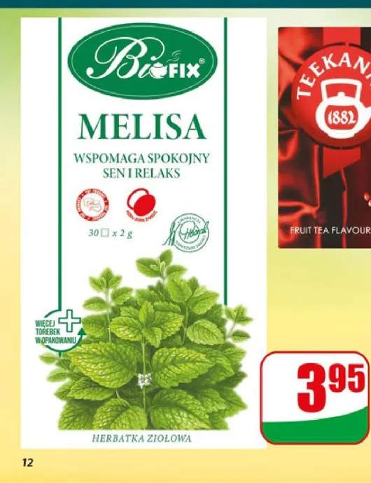 Herbatka ziołowa Bifix Melisa