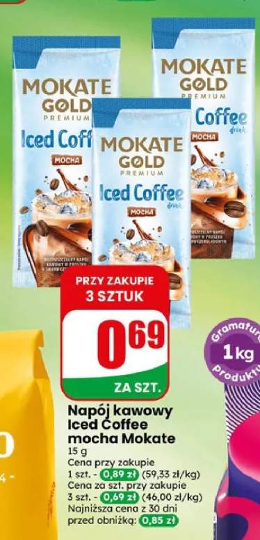 Napój kawowy Iced Coffee mocha Mokate Gold
