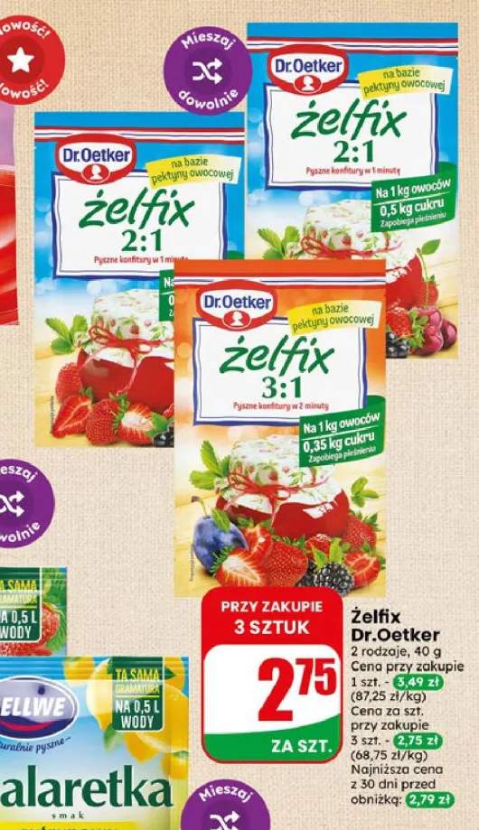 Środek żelujący Żelfix 2:1 Dr. Oetker