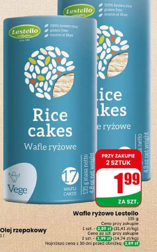 Wafle ryżowe Lestello