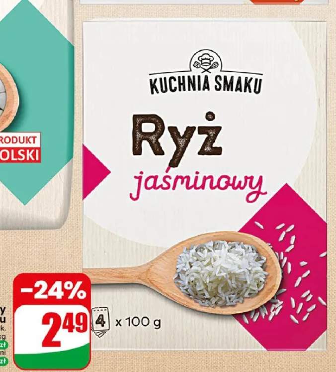 Ryż jaśminowy Kuchnia Smaku 4-pak