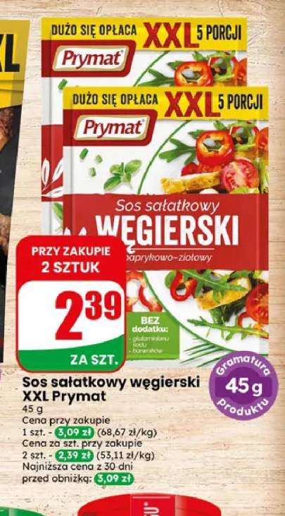 Sos sałatkowy węgierski XXL Prymat