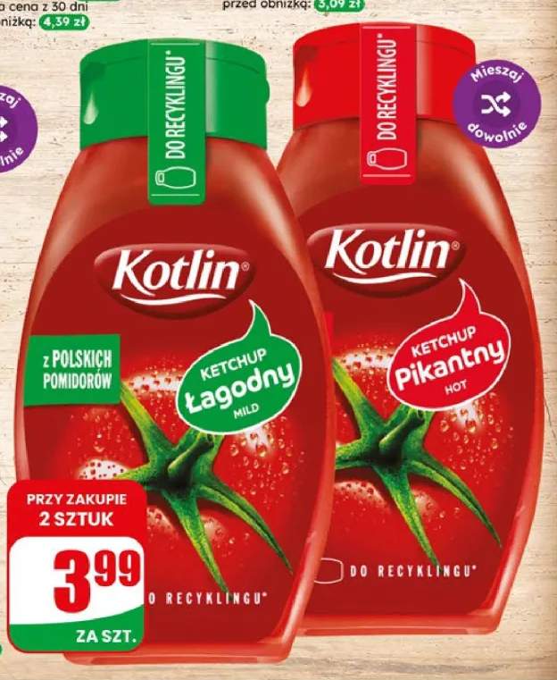 Ketchup łagodny Kotlin +1 wariant