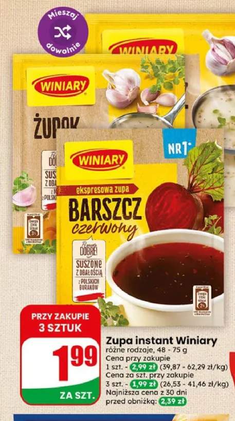 Zupa instant Żurek Winiary +1 wariant
