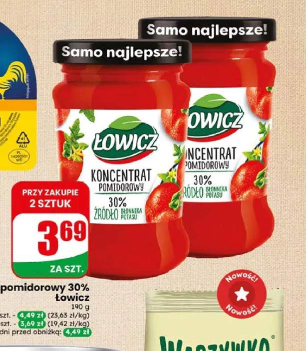 Koncentrat pomidorowy 30% Łowicz