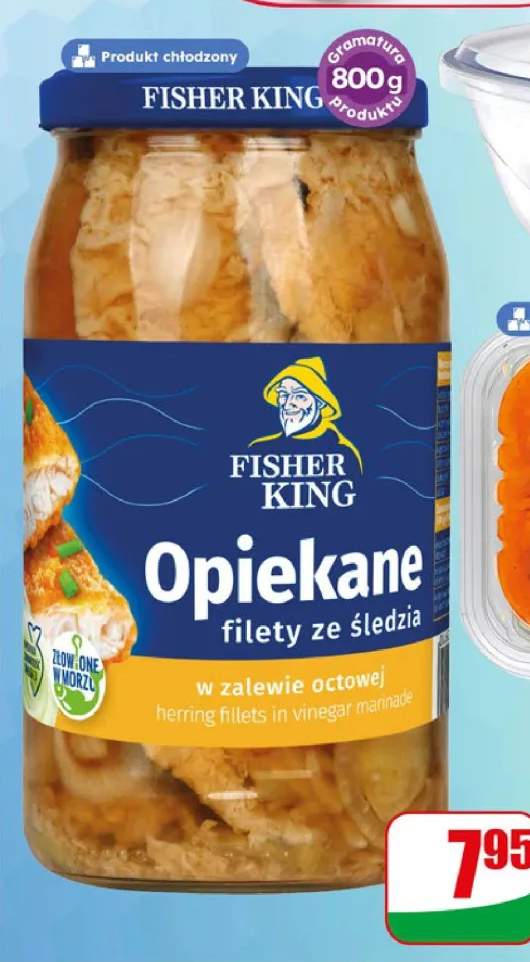 Filety śledziowe opiekane w zalewie octowej Fisher King