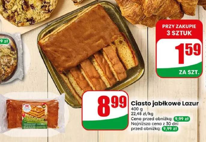 Ciasto jabłkowe Lazur
