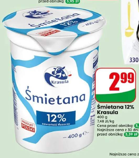 Śmietana 12% Krasula