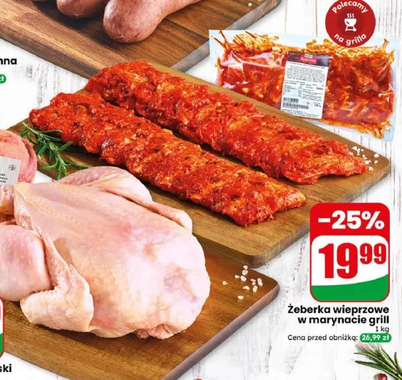 Żeberka wieprzowe w marynacie grill Agro Rydzyna