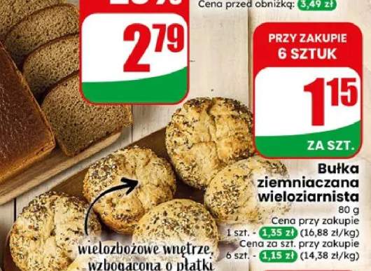 Bułka ziemniaczana wieloziarnista