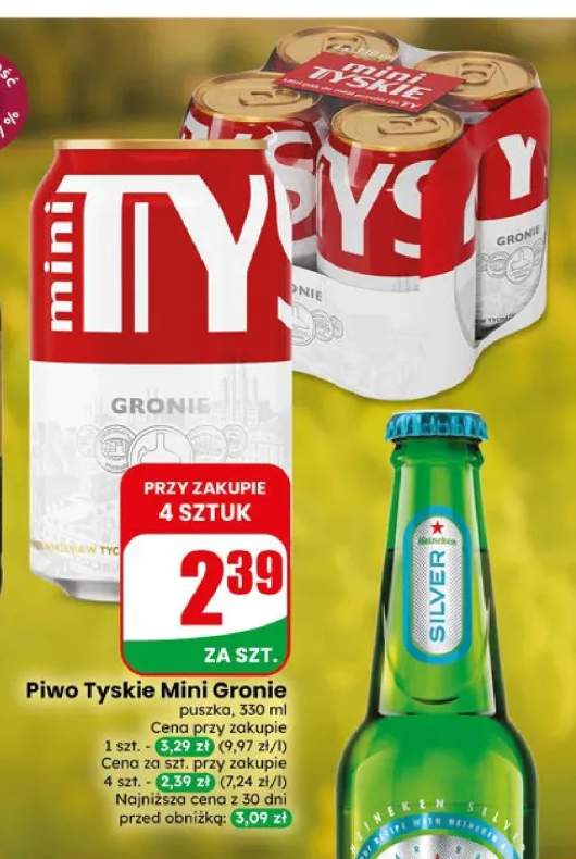 Piwo Tyskie Mini Gronie