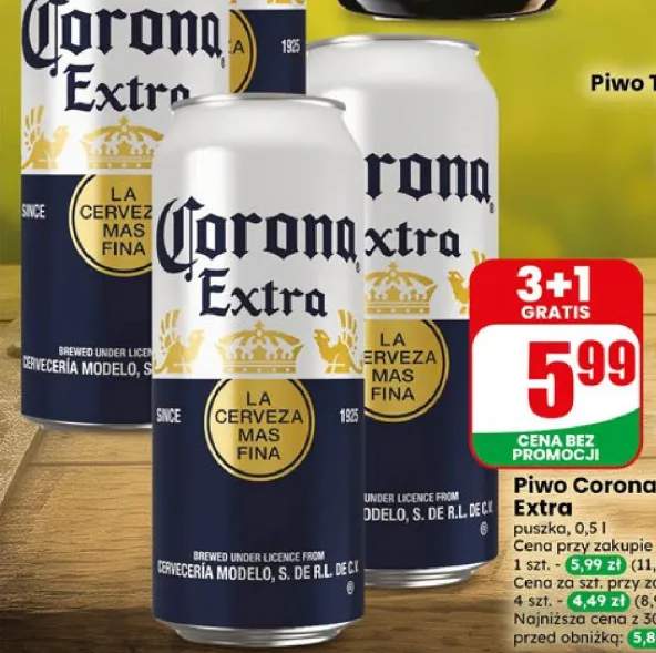 Piwo Corona Extra