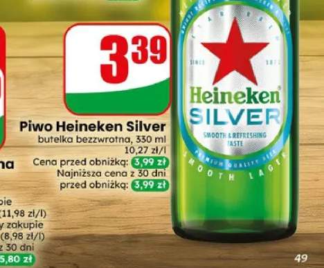 Piwo Heineken Silver