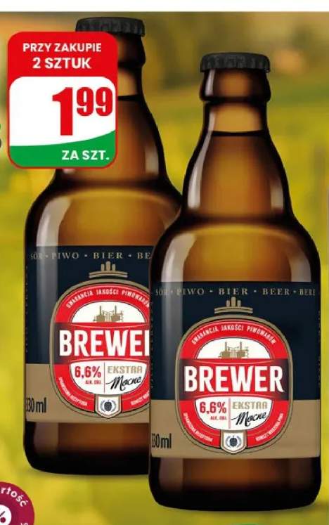 Piwo Brewer Extra Mocne