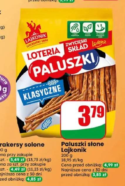 Paluszki słone klasyczne Lajkonik