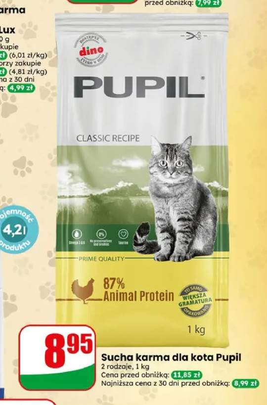 Sucha karma dla kota Pupil Classic Recipe