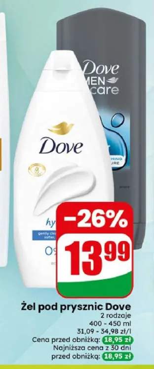 Żel pod prysznic Dove Deeply Nourishing