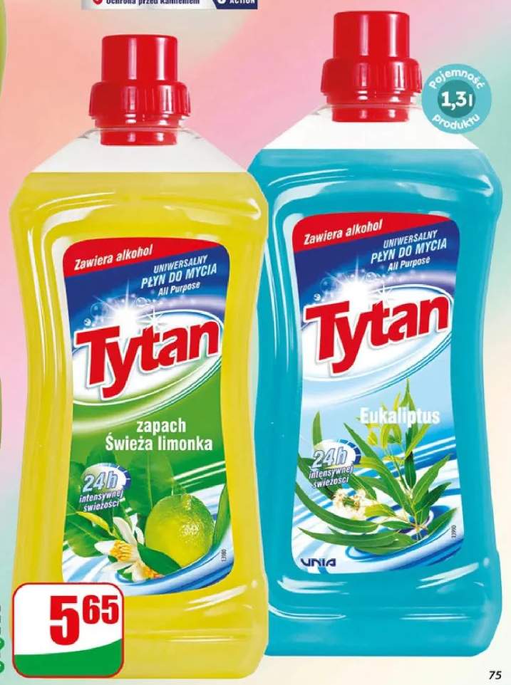 Płyn uniwersalny Tytan Świeża limonka +1 wariant